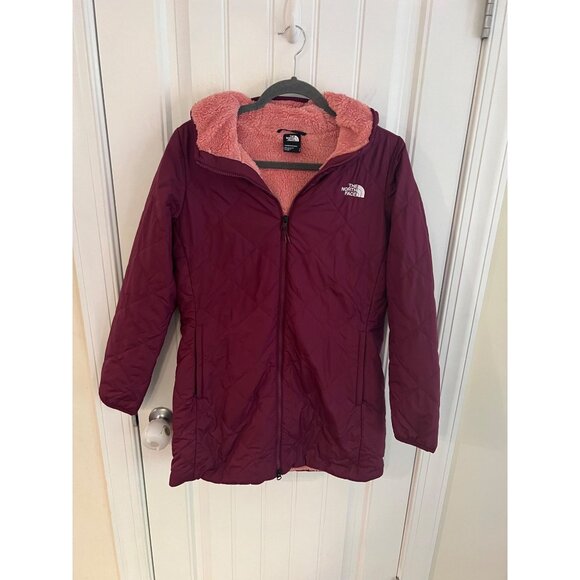 The North Face Women's Shady Glade Insulated Parka Burgundy‎ Purple Size Small - Picture 2 of 9